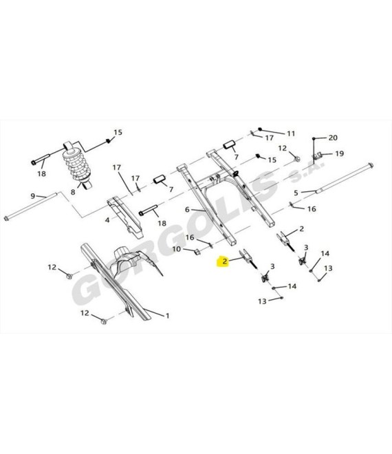 ΡΕΓΟΥΛΑΤΟΡΟΣ ΑΛΥΣΙΔΑΣ SYM VF 185 SPARE PARTS ΡΕΓΟΥΛΑΤΟΡΟΣ ΑΛΥΣΙΔΑΣ SYM VF 185