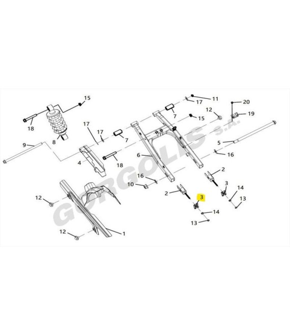 ΠΛΑΚΑ ΡΕΓΟΥΛΑΤΟΡΟΥ ΑΛΥΣΙΔΑΣ SYM VF 185 SPARE PARTS ΠΛΑΚΑ ΡΕΓΟΥΛΑΤΟΡΟΥ ΑΛΥΣΙΔΑΣ SYM VF 185