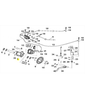 ΒΑΣΗ ΡΟΥΛΕΜΑΝ ΟΠΙΣΘΙΟΥ ΑΞΟΝΑ SYM QUADLANDER 250 ΑΝΤΑΛΛΑΚΤΙΚΑ