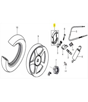 ΣΙΑΓΩΝΕΣ ΟΠΙΣΘΙΟΥ ΦΡΕΝΟΥ SYM HD 125/200