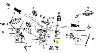 ΝΤΙΖΑ ΦΡΕΝΟΥ ΠΙΣΩ SYM JET 14 125 E4 A/C