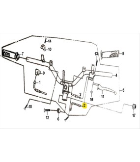 ΝΤΙΖΑ ΦΡΕΝΟΥ ΠΙΣΩ SYM JET 4 50 2T