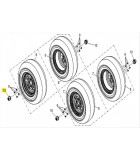 ΤΑΠΑ ΤΡΟΧΟΥ BK-001U SYM QUADLANDER 600