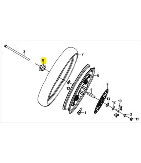 ΑΤΕΡΜΟΝΑΣ ΚΟΝΤΕΡ SYM SYMPHONY 50/125/150 ΑΝΤΑΛΛΑΚΤΙΚΑ