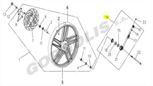 ΑΤΕΡΜΟΝΑΣ ΚΟΝΤΕΡ SYM VF 125