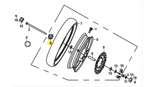 ΑΤΕΡΜΟΝΑΣ ΚΟΝΤΕΡ SYM SYMPHONY / JET 14 / JET X 50/125/150/200 SPARE PARTS