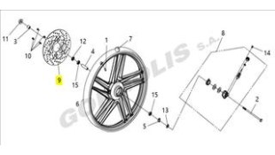 ΔΙΣΚΟΣ ΕΜΠΡΟΣΘΙΟΥ ΦΡΕΝΟΥ SYM VF 125