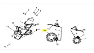 ΔΙΣΚΟΣ ΕΜΠΡΟΣΘΙΟΥ ΦΡΕΝΟΥ SYM SYMPHONY ST 50/125/200 ΑΝΤΑΛΛΑΚΤΙΚΑ