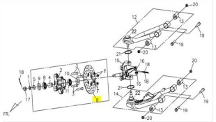 ΔΙΣΚΟΣ ΕΜΠΡΟΣΘΙΟΥ ΦΡΕΝΟΥ SYM QUADLANDER 300 ΑΝΤΑΛΛΑΚΤΙΚΑ