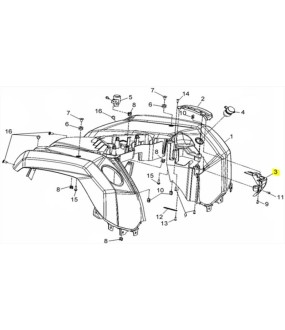 ΚΑΛΥΜΜΑ ΛΕΒΙΕ ΤΑΧΥΤΗΤΩΝ ΚΑΤΩ BK-002U SYM QUADRAIDER 600 ΑΝΤΑΛΛΑΚΤΙΚΑ