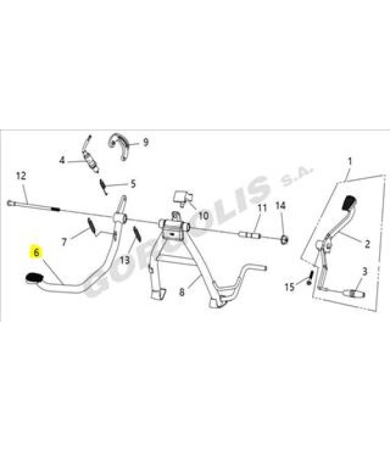 ΠΟΔΟΦΡΕΝΟ ΜΑΥΡΟ SYM VF 125 ΑΝΤΑΛΛΑΚΤΙΚΑ ΠΟΔΟΦΡΕΝΟ ΜΑΥΡΟ SYM VF 125