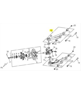 ΒΑΣΗ ΑΜΟΡΤΙΣΕΡ ΕΜΠΡΟΣΘΙΑ ΑΝΩ ΔΕΞΙΑ SYM QUADLANDER 300 ΑΝΤΑΛΛΑΚΤΙΚΑ