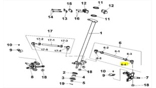 ΜΠΑΛΑΚΙ ΤΙΜΟΝΙΟΥ ΑΡΙΣΤΕΡΟ SYM QUADLANDER 250