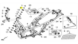 ΡΟΔΕΛΑ ΠΟΤΗΡΙΩΝ SYM CITYCOM/CRUISYM/DRG/GTS/HD/JOYMAX/JOYRIDE/MAXSYM