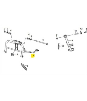 ΣΤΑΝΤ ΚΕΝΤΡΙΚΟ SYM FIDDLE 200i ΑΝΤΑΛΛΑΚΤΙΚΑ