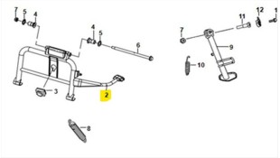 ΣΤΑΝΤ ΚΕΝΤΡΙΚΟ SYM FIDDLE 200i ΑΝΤΑΛΛΑΚΤΙΚΑ