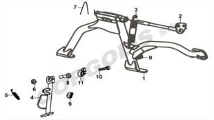 ΣΤΑΝΤ ΚΕΝΤΡΙΚΟ SYM FIDDLE 125 E5 ΑΝΤΑΛΛΑΚΤΙΚΑ