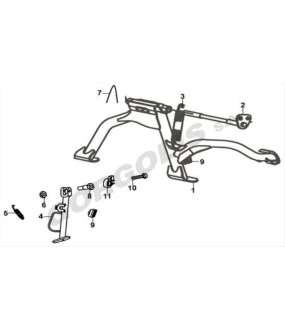 ΣΤΑΝΤ ΚΕΝΤΡΙΚΟ SYM FIDDLE 125 E5 ΑΝΤΑΛΛΑΚΤΙΚΑ