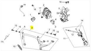 ΟΡΘΟΣΤΑΤΗΣ SYM COMBIZ 125