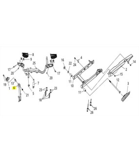 ΣΤΑΝΤ ΠΛΑΙΝΟ SYM VF 125i ΑΝΤΑΛΛΑΚΤΙΚΑ