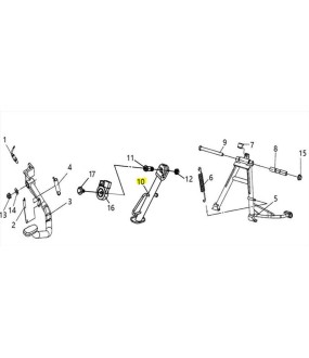 ΣΤΑΝΤ ΠΛΑΙΝΟ SYM VF 185 E5+ SPARE PARTS