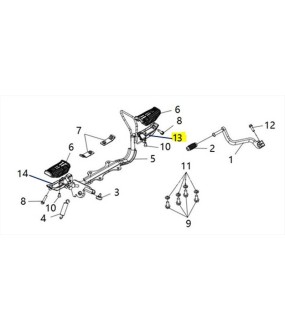 ΜΑΣΠΙΕ ΟΔΗΓΟΥ ΔΕΞΙΟ ΣΚΕΤΟ SYM VF 185 E5+ SPARE PARTS