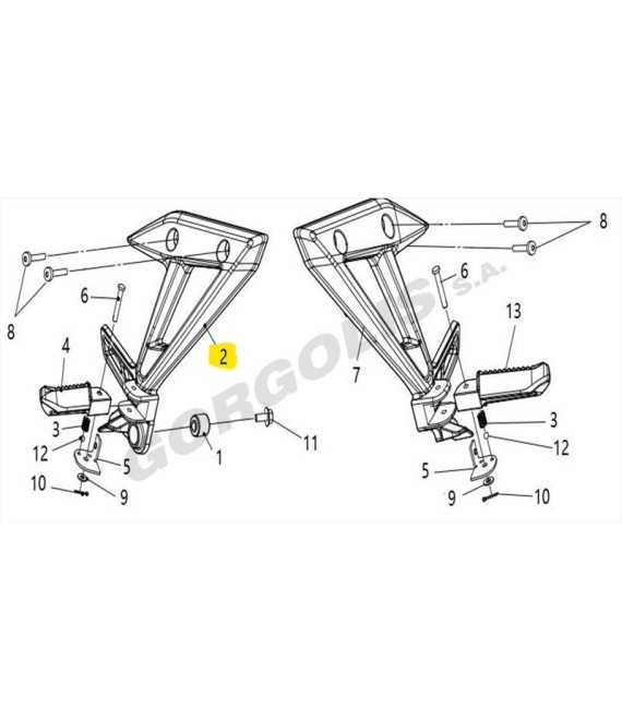 ΒΑΣΗ ΜΑΣΠΙΕ ΣΥΝΕΠΙΒΑΤΗ ΔΕΞΙΑ ΣΚΕΤΗ SYM VF 125 SPARE PARTS ΒΑΣΗ ΜΑΣΠΙΕ ΣΥΝΕΠΙΒΑΤΗ ΔΕΞΙΑ ΣΚΕΤΗ SYM VF 125