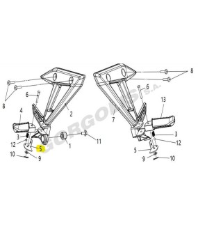 ΛΑΜΑΚΙ ΜΑΣΠΙΕ ΚΑΤΩ ΔΕΞΙΟ SYM VF 125/185