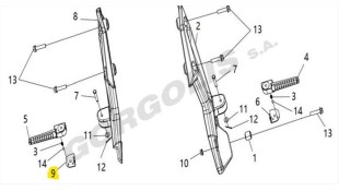 ΛΑΜΑΚΙ ΜΑΣΠΙΕ ΚΑΤΩ ΑΡΙΣΤΕΡΟ SYM VF 185