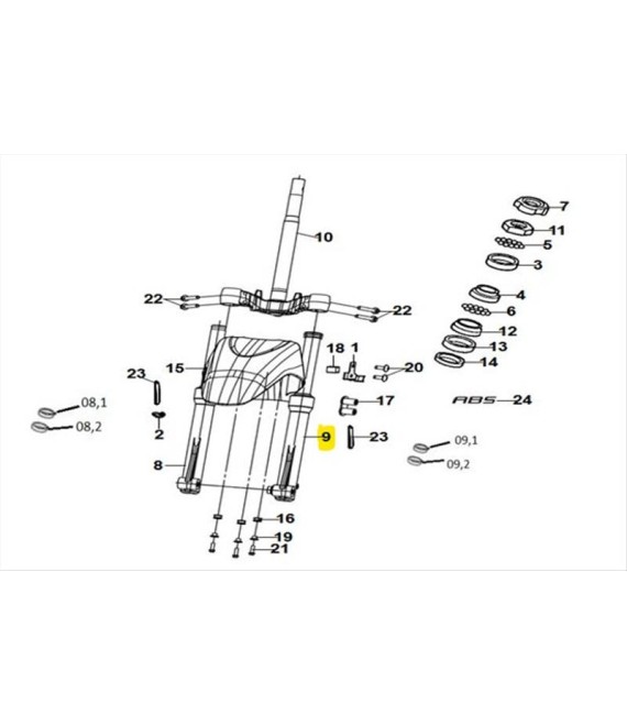 ΚΑΛΑΜΙ ΑΡΙΣΤΕΡΟ ΠΛΗΡΕΣ SYM SYMPHONY ST 125/200 E5 ΑΝΤΑΛΛΑΚΤΙΚΑ ΚΑΛΑΜΙ ΑΡΙΣΤΕΡΟ ΠΛΗΡΕΣ SYM SYMPHONY ST 125/200 E5