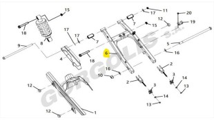 ΨΑΛΙΔΙ ΟΠΙΣΘΙΟ SYM VF 185