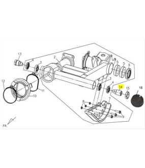ΒΙΔΑ ΡΟΥΛΕΜΑΝ ΨΑΛΙΔΙΟΥ ΑΡΙΣΤΕΡΗ SYM QUADLANDER 300