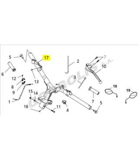 ΤΙΜΟΝΙ SYM VF 185 ΑΝΤΑΛΛΑΚΤΙΚΑ ΤΙΜΟΝΙ SYM VF 185