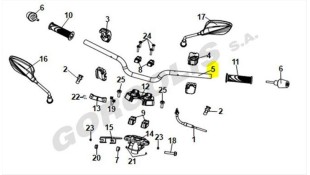 ΤΙΜΟΝΙ ΓΝΗΣΙΟ SYM JET X 125