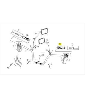 ΧΕΙΡΟΛΑΒΗ ΑΡΙΣΤΕΡΗ BK-001U SYM MAXSYM 400 ΑΝΤΑΛΛΑΚΤΙΚΑ