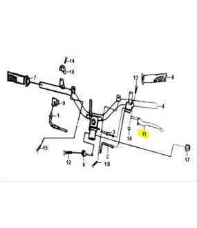 ΜΑΝΕΤΑ ΦΡΕΝΟΥ ΑΡΙΣΤΕΡΗ SYM ORBIT 50 ΑΝΤΑΛΛΑΚΤΙΚΑ ΜΑΝΕΤΑ ΦΡΕΝΟΥ ΑΡΙΣΤΕΡΗ SYM ORBIT 50
