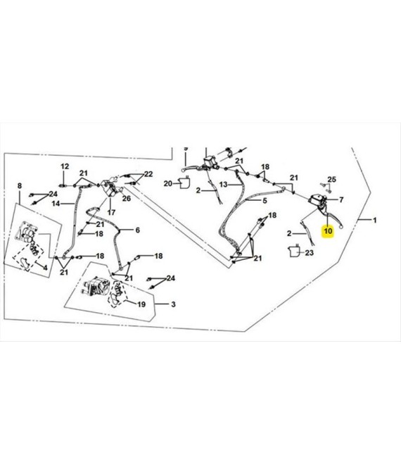 ΜΑΝΕΤΑ ΑΡΙΣΤΕΡΗ ΧΕΙΡΟΦΡΕΝΟΥ SYM SYMPHONY CARGO PRO SPARE PARTS ΜΑΝΕΤΑ ΑΡΙΣΤΕΡΗ ΧΕΙΡΟΦΡΕΝΟΥ SYM SYMPHONY CARGO PRO