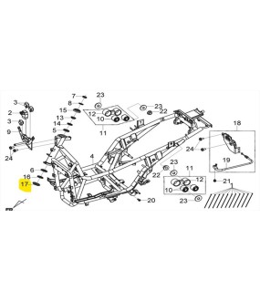 ΠΟΤΗΡΙ ΛΑΙΜΟΥ ΠΗΡΟΥΝΙΟΥ SYM CITYCOM/GTS 300i SPARE PARTS