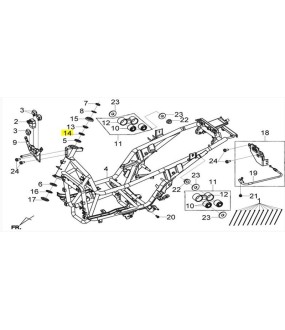 ΜΠΙΛΙΟΘΗΚΗ ΤΙΜΟΝΙΟΥ ΑΝΩ SYM CITYCOM/CRUISYM/GTS/JOYMAX/MAXSYM