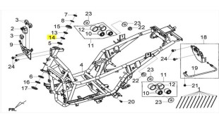 ΜΠΙΛΙΟΘΗΚΗ ΤΙΜΟΝΙΟΥ ΑΝΩ SYM CITYCOM/CRUISYM/GTS/JOYMAX/MAXSYM