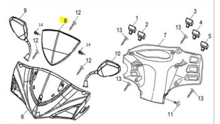 ΠΑΡΜΠΡΙΖ ΜΙΚΡΟ ΦΙΜΕ ΔΙΑΚΟΣΜΗΤΙΚΟ SYM SYMPHONY SR 50/125 ΠΑΡΜΠΡΙΖ ΜΙΚΡΟ ΦΙΜΕ ΔΙΑΚΟΣΜΗΤΙΚΟ SYM SYMPHONY SR 50/125
