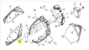 ΠΟΔΙΑ ΕΜΠΡΟΣΘΙΑ ΔΕΞΙΑ ΕΞΩ (GRAY) SYM VF 185
