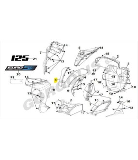 ΠΟΔΙΑ ΕΜΠΡΟΣΘΙΑ SYM SYMPHONY ST E5 TITANIUM ΑΝΤΑΛΛΑΚΤΙΚΑ ΠΟΔΙΑ ΕΜΠΡΟΣΘΙΑ SYM SYMPHONY ST E5 TITANIUM