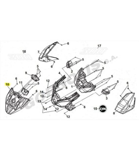 ΔΙΑΚΟΣΜΗΤΙΚΟ ΕΜΠΡΟΣΘΙΑΣ ΠΟΔΙΑΣ SYM JOYRIDE 300