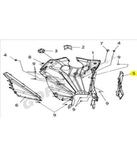 ΚΑΠΑΚΙ ΔΕΞΙΟ ΕΣΩΤΕΡΙΚΗΣ ΠΟΔΙΑΣ (GY-098U) SYM VF 125 SPARE PARTS ΚΑΠΑΚΙ ΔΕΞΙΟ ΕΣΩΤΕΡΙΚΗΣ ΠΟΔΙΑΣ (GY-098U) SYM VF 125