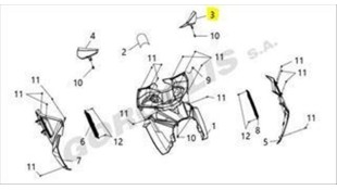ΓΑΡΝΙΤΟΥΡΑ ΔΕΞΙΑ (BLACK) SYM VF 185 ΓΑΡΝΙΤΟΥΡΑ ΔΕΞΙΑ (BLACK) SYM VF 185