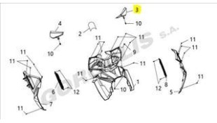 ΓΑΡΝΙΤΟΥΡΑ ΔΕΞΙΑ (GRAY) SYM VF 185