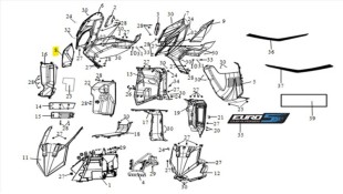ΓΑΡΝΙΤΟΥΡΑ ΠΟΔΙΑΣ ΔΕΞΙΑ (GY-7450U) SYM JET X 125