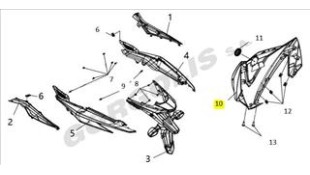 ΜΑΣΚΑ ΔΙΑΚΟΣΜΗΤΙΚΗ (ΜΑΥΡΗ) SYM VF 125
