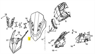 ΠΑΡΜΠΡΙΖ SYM JET X 125 ΠΑΡΜΠΡΙΖ SYM JET X 125 ACCESSORIES